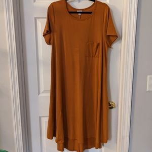 LuLaRoe Orange Dress *damaged*